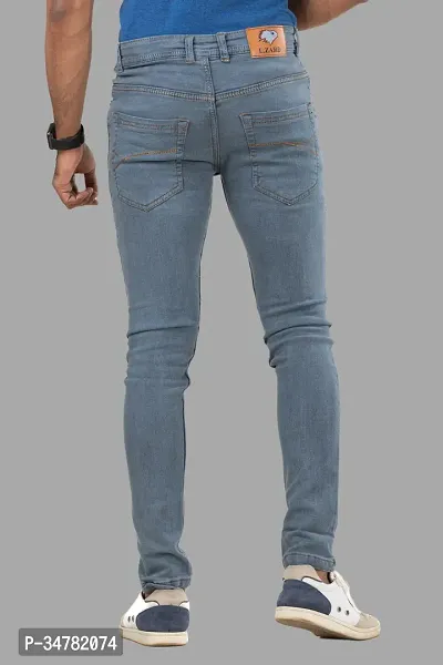 Stylish Denim Mid-Rise Jeans For Men-thumb2