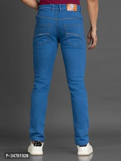 Stylish Denim Mid-Rise Jeans For Men-thumb2