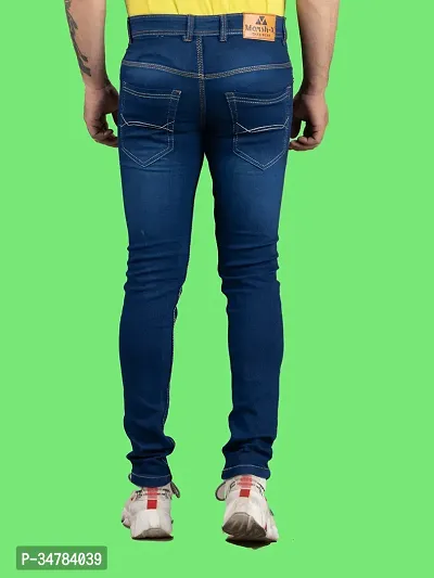 Stylish Denim Mid-Rise Jeans For Men-thumb2