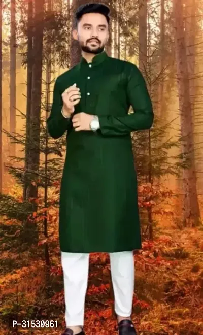 Stylish Cotton Kurta for Men-thumb0