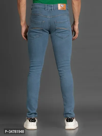 Stylish Denim Mid-Rise Jeans For Men-thumb2