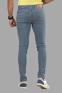 Stylish Denim Mid-Rise Jeans For Men-thumb1