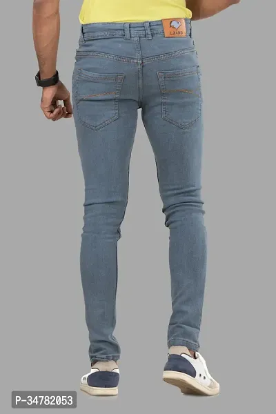 Stylish Denim Mid-Rise Jeans For Men-thumb2