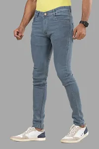 Stylish Denim Mid-Rise Jeans For Men-thumb3