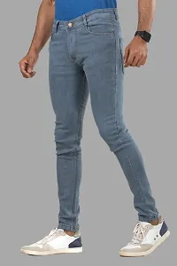 Stylish Denim Mid-Rise Jeans For Men-thumb3