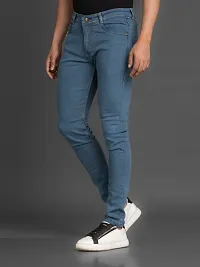 Stylish Denim Mid-Rise Jeans For Men-thumb3