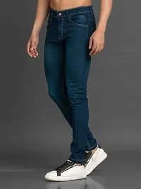 Stylish Denim Mid-Rise Jeans For Men-thumb3