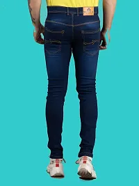 Stylish Denim Mid-Rise Jeans For Men-thumb3