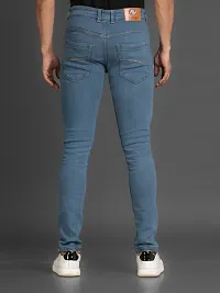 Stylish Denim Mid-Rise Jeans For Men-thumb1