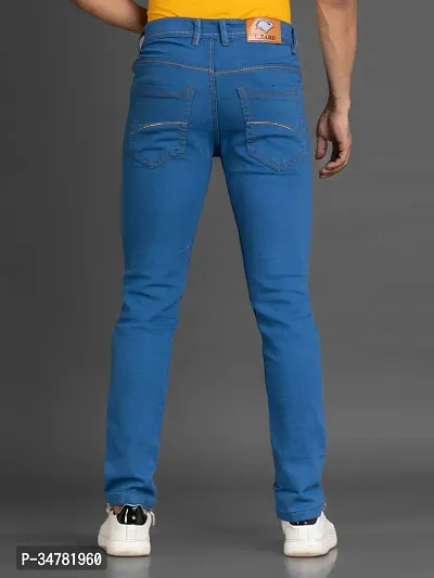 Stylish Denim Mid-Rise Jeans For Men-thumb2