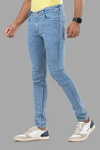 Stylish Denim Mid-Rise Jeans For Men-thumb3