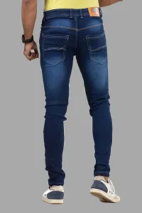 Stylish Denim Mid-Rise Jeans For Men-thumb1