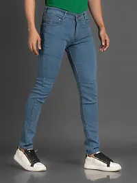 Stylish Denim Mid-Rise Jeans For Men-thumb2