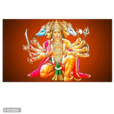 Panchmukhi Hanuman Acrylic Wall Sticker Vastu Rectificationof Home, Office and Factory-thumb0