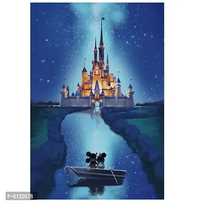 Sticker Art Prints and Poster, Tower Castle Sticker Painting Wall Picture Kids