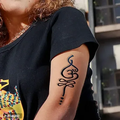 Spiritual Om Design Temporary Body Waterproof Tattoo For Men and Women