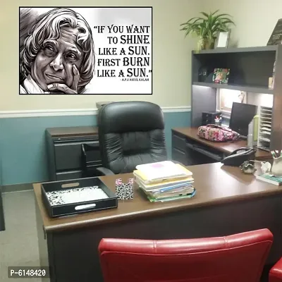 Best Wall Sticker APJ Abdul Kalam Vinayl Poster For Living Room , Bed Room , Kid room , Guest Room etc.Size(12x18).-thumb0