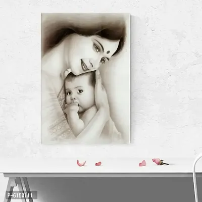Best Wall Sticker Mother Baby New Painting New Most Rare Vinayl Poster For Living Room , Bed Room , Kid room , Guest Room etc.Size(12x18).