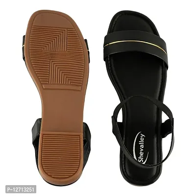 Shevalley Flats Sandal for Womens  Girls-thumb4