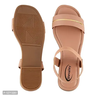 Shevalley Flats Sandal for Womens  Girls-thumb4