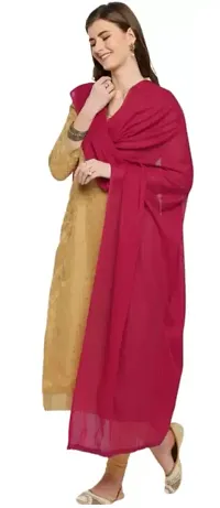 Elite Crepe Solid Dupatta For Women