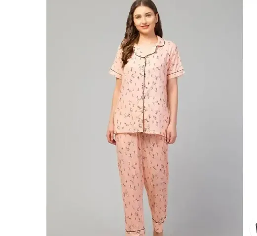 Best Selling Cotton Night Suits Women's Nightwear 