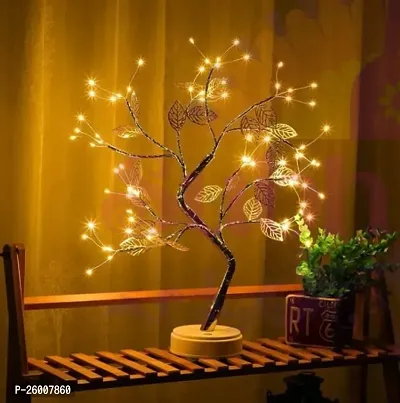 Leaf Led Bonsai Tree Light Touch Switch, Usb + Battery Operated