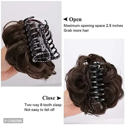 Stylish Black 5 Inch Synthetic Hair Extension For Women-thumb3