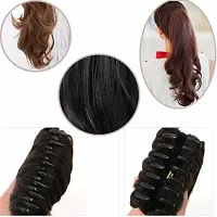 Desinger Black Synthetic Hair Extension-thumb2