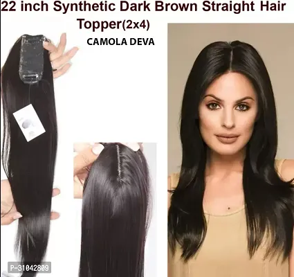 Stylish Black 18 Inch Synthetic Hair Extension For Women