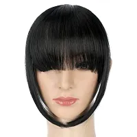 Stylish Black 6 Inch Synthetic Hair Extension For Women-thumb2