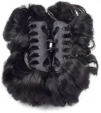 Desinger Black Synthetic Hair Extension-thumb1