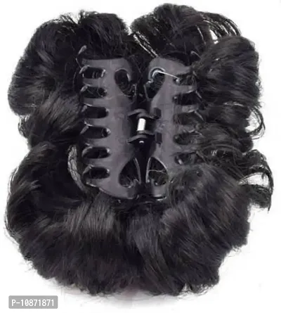 Desinger Black Synthetic Hair Extension-thumb2