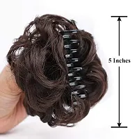 Stylish Black 5 Inch Synthetic Hair Extension For Women-thumb3