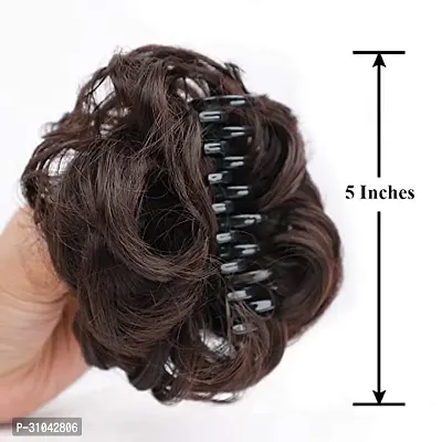 Stylish Black 5 Inch Synthetic Hair Extension For Women-thumb4