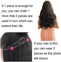 Desinger Brown Silk Hair Extension-thumb3