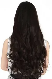 Desinger Brown Silk Hair Extension-thumb2