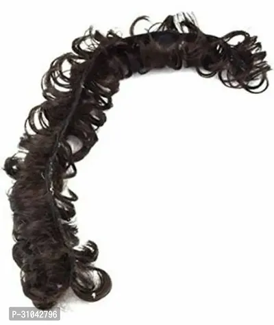 Stylish Black 30 Inch Synthetic Hair Extension For Women-thumb4