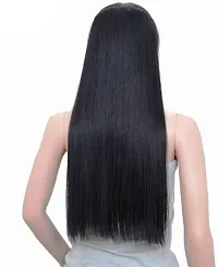 Desinger Black Synthetic Hair Extension-thumb1