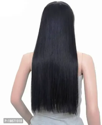 Desinger Black Synthetic Hair Extension-thumb2