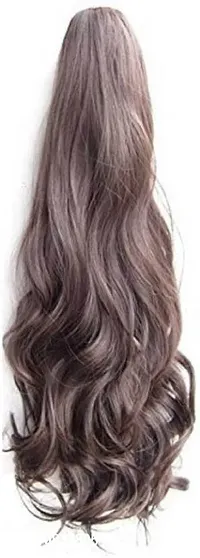 Desinger Brown Synthetic Hair Extension-thumb0