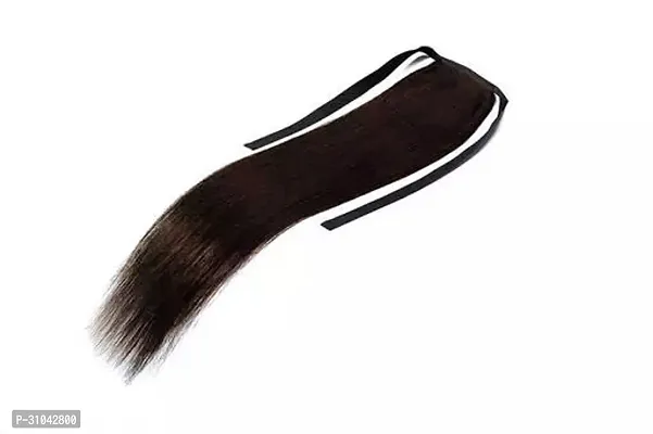 Stylish Brown 22 Inch Synthetic Hair Extension For Women-thumb3