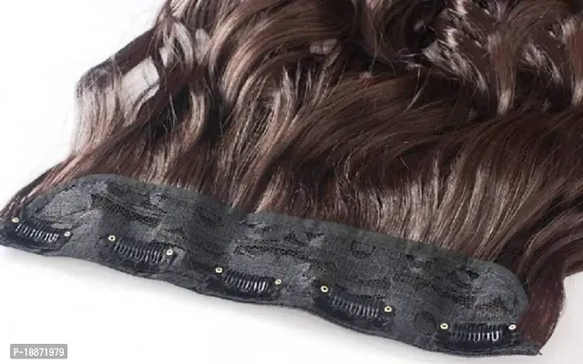 Desinger Brown Synthetic Hair Extension-thumb2