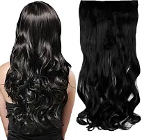 Desinger Black Synthetic Hair Extension-thumb3