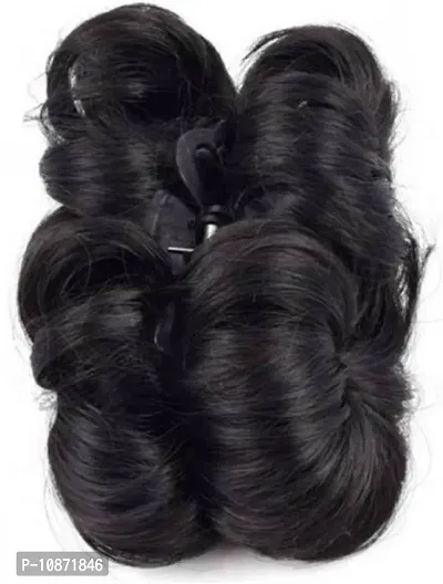 Desinger Black Nylon Hair Extension