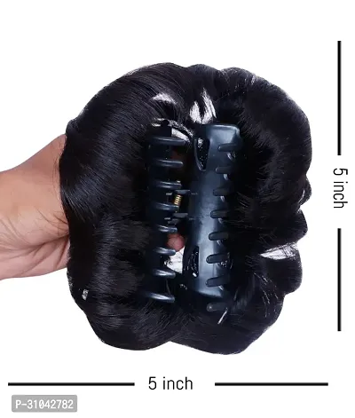 Stylish Black 6 Inch Synthetic Hair Extension For Women-thumb5