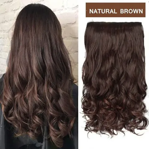 Buy 5 Clip Wavy Natural Brown Online In India At Discounted Prices