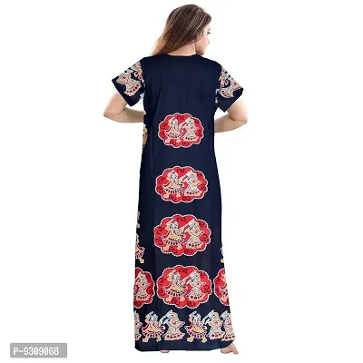 KHUSHI PRINT Casual Wear Pure Cotton Maxi Nighty for Women  Girls-thumb5