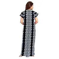 KHUSHI PRINT Women's Pure Cotton Maternity Maxi Gown Comfortable Nightwear Nightdresses (Pack of 2 PCs.)-thumb2