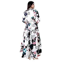 Khushi Print Floral Maxi Dress for Women/Girls Black,Pink-thumb1